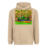 Mushroom st patricks day truck shamrock with rainbow tumbler Heavyweight Hoodie - RanaPortraitStore