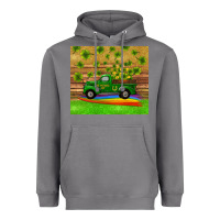 Storm st patricks day truck shamrock with rainbow tumbler Heavyweight Hoodie - RanaPortraitStore