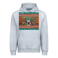 Heather Grey show mom aztec cowhide leopard heifer Urban Hoodie - Artiststas