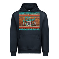 Navy show mom aztec cowhide leopard heifer Urban Hoodie - Artiststas