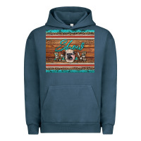 Pigment Midnight Navy show mom aztec cowhide leopard heifer Urban Hoodie - Artiststas