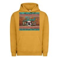 Pigment Peanut Butter show mom aztec cowhide leopard heifer Urban Hoodie - Artiststas