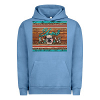 Pigment Pebble Blue show mom aztec cowhide leopard heifer Urban Hoodie - Artiststas