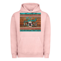 Pigment Salmon show mom aztec cowhide leopard heifer Urban Hoodie - Artiststas