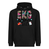 Black ekg tech Heavyweight Hoodie - Zillion Design Studio