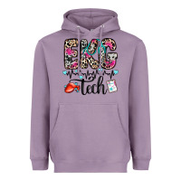 Lavender ekg tech Heavyweight Hoodie - Zillion Design Studio