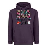 Plum ekg tech Heavyweight Hoodie - Zillion Design Studio
