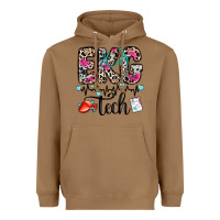 Toasted Coconut ekg tech Heavyweight Hoodie - Zillion Design Studio