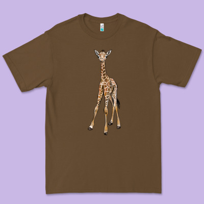 Baby Giraffe Premium Tee Designed By Lillyallendesigns