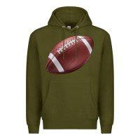 Army Green football ball Premium Hoodie - JahusDesignShop