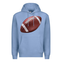 Colony Blue football ball Premium Hoodie - JahusDesignShop