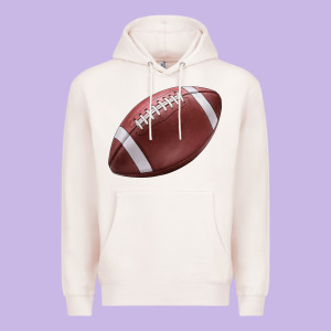 Football Ball Premium Hoodie Designed By Jahusdesignshop