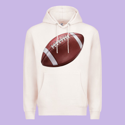 Football Ball Premium Hoodie Designed By Jahusdesignshop