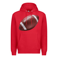 Red football ball Premium Hoodie - JahusDesignShop