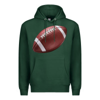 Sports Green football ball Premium Hoodie - JahusDesignShop