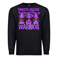 Black Domestic Violence Warrior Afro Gnomes Premium Sweatshirt - texasbilliewilder