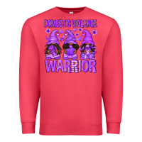 Cardinal Domestic Violence Warrior Afro Gnomes Premium Sweatshirt - texasbilliewilder