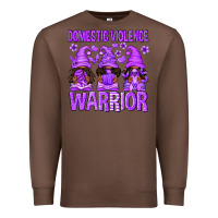 Chestnut Domestic Violence Warrior Afro Gnomes Premium Sweatshirt - texasbilliewilder