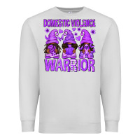 Dove Grey Domestic Violence Warrior Afro Gnomes Premium Sweatshirt - texasbilliewilder