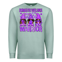 Seafoam Domestic Violence Warrior Afro Gnomes Premium Sweatshirt - texasbilliewilder