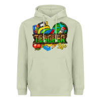 Matcha teacher life Heavyweight Hoodie - texasbilliewilder