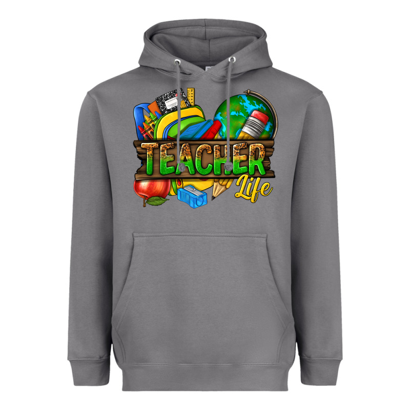 Teacher Life Heavyweight Hoodie by texasbilliewilder | Teevron