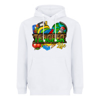 White teacher life Heavyweight Hoodie - texasbilliewilder