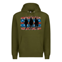 Army Green armed forces day soldier Premium Hoodie - Artiststas