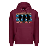 Burgundy armed forces day soldier Premium Hoodie - Artiststas