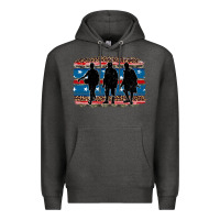 Charcoal Heather armed forces day soldier Premium Hoodie - Artiststas