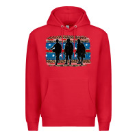 Red armed forces day soldier Premium Hoodie - Artiststas