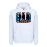 White armed forces day soldier Premium Hoodie - Artiststas