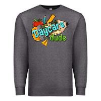 Charcoal Heather daycare dude Premium Sweatshirt - RanaPortraitStore
