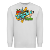 Dove Grey daycare dude Premium Sweatshirt - RanaPortraitStore