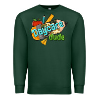 Sports Green daycare dude Premium Sweatshirt - RanaPortraitStore