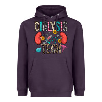 Plum dialysis tech Heavyweight Hoodie - Zillion Design Studio
