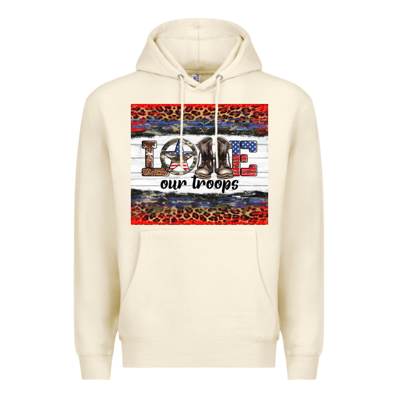 Armed Forces Day Love Our Troops Premium Hoodie by Artiststas | Teevron