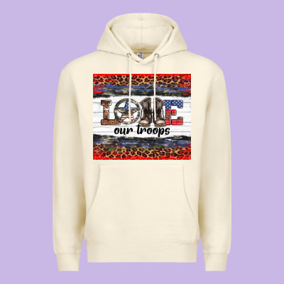 Armed Forces Day Love Our Troops Premium Hoodie Designed By Artiststas