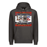 Smoke armed forces day love our troops Premium Hoodie - Artiststas