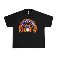 Black american flag gnomes sunflowers rainbow Urban Heavy Tee - Artiststas