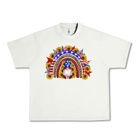 Pistachio american flag gnomes sunflowers rainbow Urban Heavy Tee - Artiststas