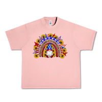 Salmon american flag gnomes sunflowers rainbow Urban Heavy Tee - Artiststas