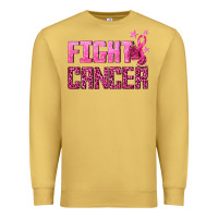 Antique Gold Fight Cancer Premium Sweatshirt - texasbilliewilder