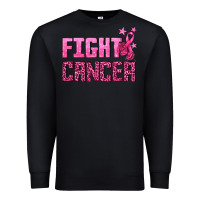 Black Fight Cancer Premium Sweatshirt - texasbilliewilder