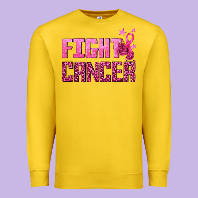 Fight Cancer Premium Sweatshirt Designed By Texasbilliewilder