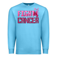 Ocean Blue Fight Cancer Premium Sweatshirt - texasbilliewilder