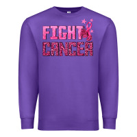 Purple Fight Cancer Premium Sweatshirt - texasbilliewilder