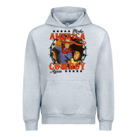 Heather Grey make america cowboy again Urban Hoodie - AdoDesignShop