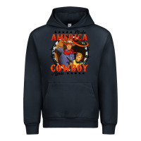 Navy make america cowboy again Urban Hoodie - AdoDesignShop