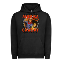 Pigment Black make america cowboy again Urban Hoodie - AdoDesignShop